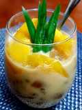 Green Bean Compote, Jackfruit, Banana and Sugar Palm Fruit