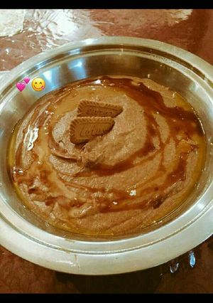 صورة لوصفة سوفليه اللوتس😋😋💗