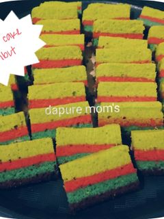 Foto resep Rainbow cake super lembut