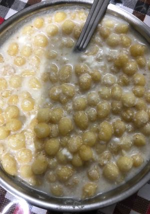 A picture of Boondi Raita.