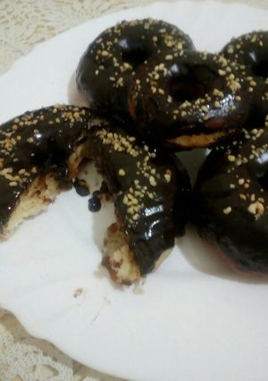 صورة لوصفة دونات بعجينة قطنية
