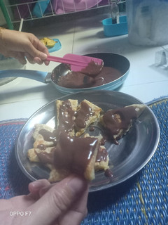 Foto resep Pizza pisang toping coklat lumer