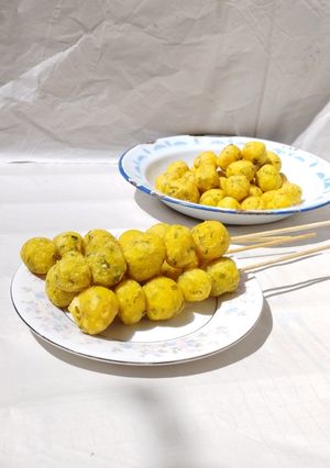 Foto resep Ondol (bola singkong asin)