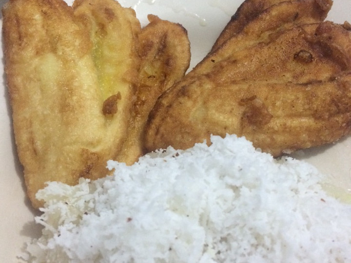 Resep: Pisang goreng Pulut Kelapa Enak Terbaru