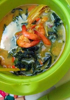 Foto resep Sayur santan daun singkong dan udang