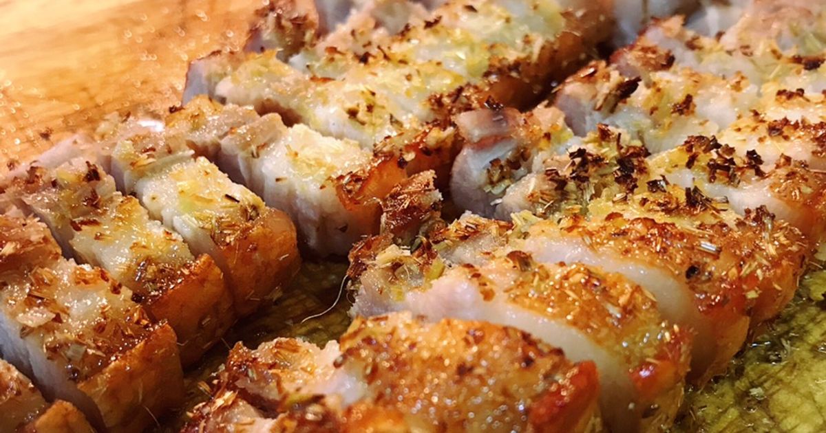 Cách Làm Món Ba Rọi Muối Sả Chiên Bằng Nồi Chiên Ko Dầu của Hoàng Ngọc ...