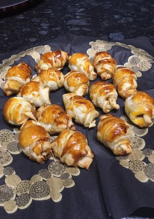 Une photo de Minis croissants aux knacks apéritifs