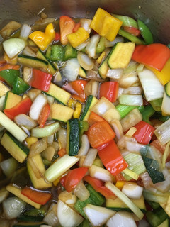Una foto de Salteado de verduras