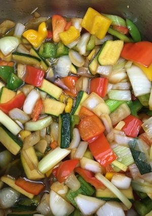 Una foto de Salteado de verduras