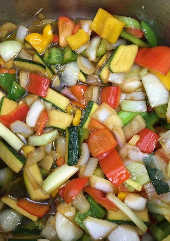Una foto de Salteado de verduras