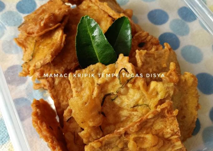 Resep Mamaci Kripik Tempe Tugas Disya, Menggugah Selera