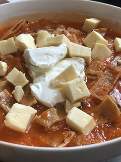 A picture of Tortilla Soup.