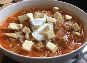 Una foto de Sopa de Tortilla