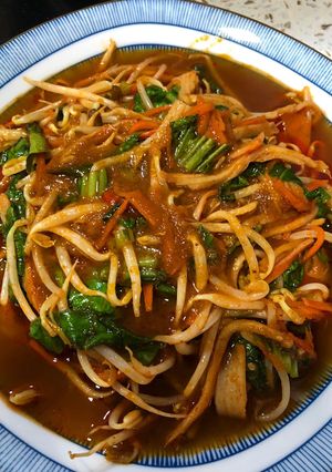 Gambar Tauge Pakchoy Masak Paprik Berkuah