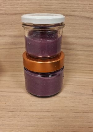 Une photo de Purée bébé chou rouge