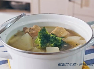 全聯食譜之爸爸回家做晚飯- 蘿蔔燉雞湯 的食譜成品照片