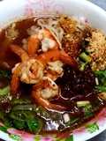 เส้นเล็กต้มยำกุ้ง
