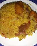 Arroz con chicharones