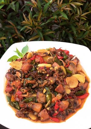 Foto resep Cumi Asin Pelangi