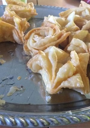 Una foto de Pastelitos más que fáciles de batata y membrillo😁😂