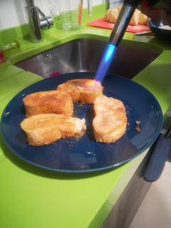Una foto de Torrijas express