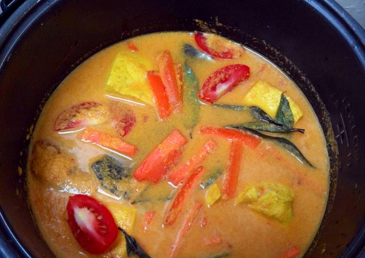 Patin Bumbu Kuning dengan Ricecooker