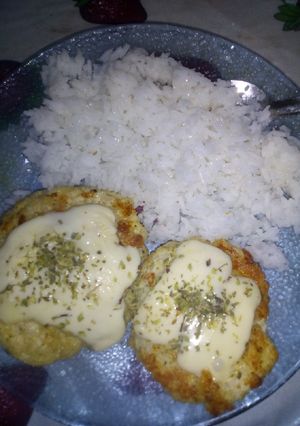 Una foto de Patys de brócoli y pollo