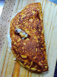 Una foto de Omelette de zanahoria y queso