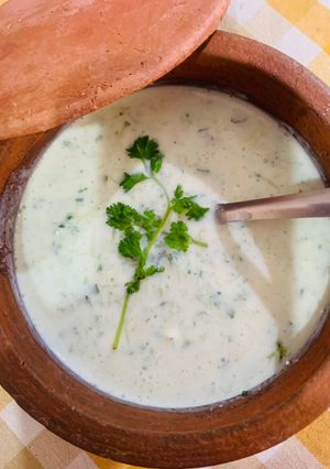 A picture of Cucumber Raita.