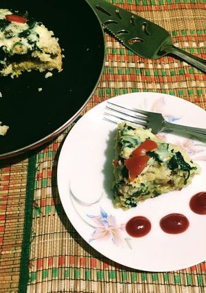 A picture of Poha Veggie Roastie.