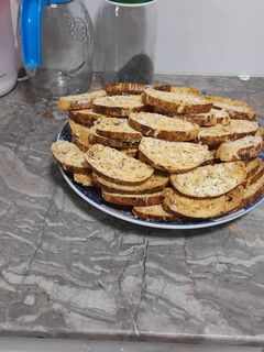 صورة لوصفة فقاص باللوز والزنجلان