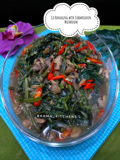 Foto resep Ca Kangkung with Champignon Mushroom