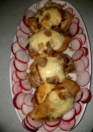 Töltött csirkemell recept fotója