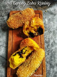 Foto resep Roti Goreng Labu Kuning