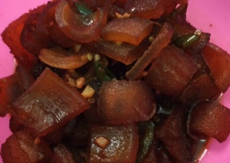 How to Cook Tasty Kikil kecap cabai hijau