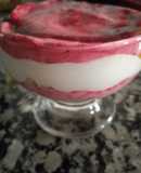 Copa con mousse de frutos rojos!