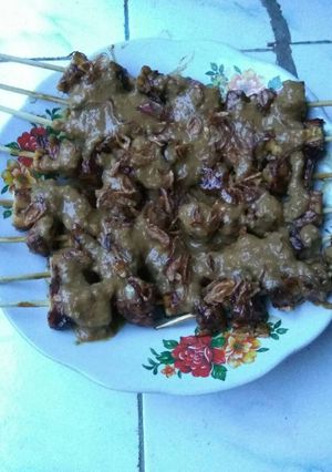 Foto resep Sate Tempe Bumbu Kacang