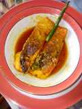 বেকড স্যালমন  সর্ষে
