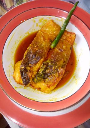 বেকড স্যালমন  সর্ষে রেসিপির প্রধান ছবি