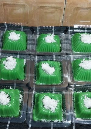 Foto resep Kue kaswi pandan
