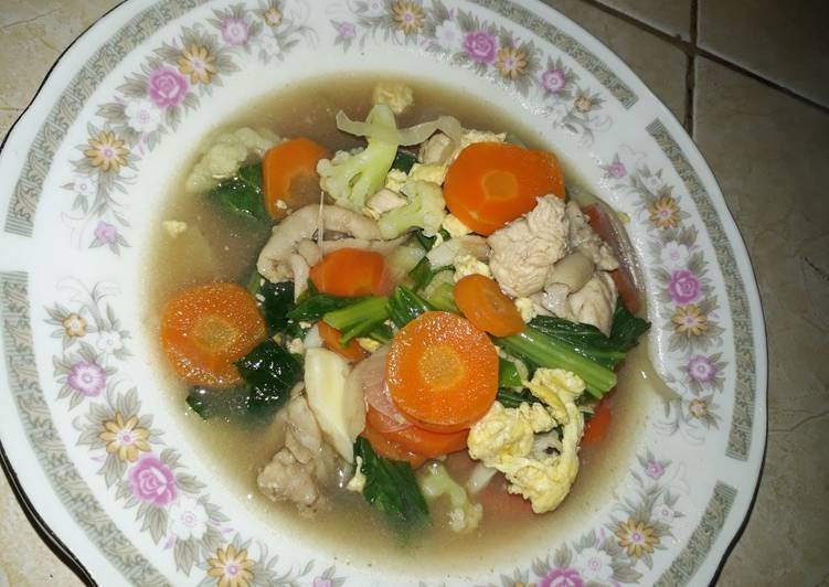 Resep Capcay Kuah Ayam Lezat