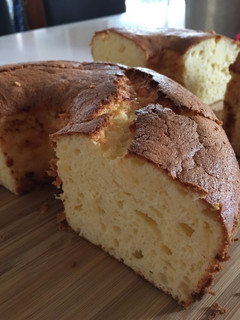 A picture of Fermented Cassava and Cheese Chiffon Cake.