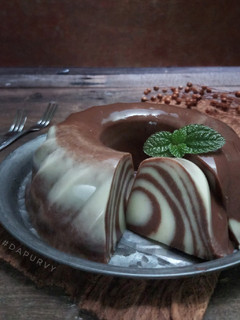 Foto resep PUDING ZEBRA Roti Tawar
