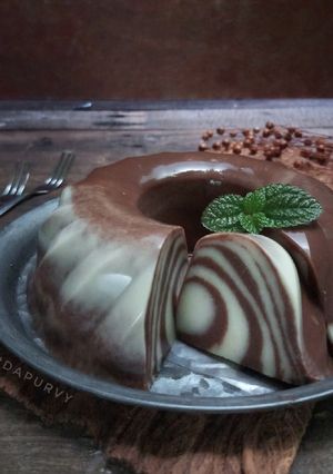 Foto resep PUDING ZEBRA Roti Tawar