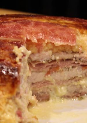 Csirkemell torta recept fotója
