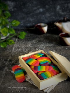 Foto resep "Lidah Kucing Rainbow"