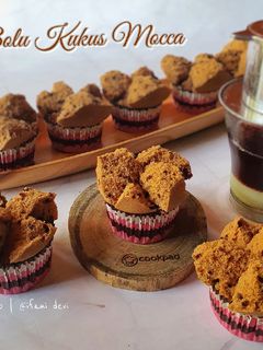 Foto resep 215. Bolu Kukus Mocca (Mekar Tanpa Soda)