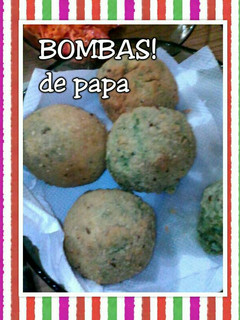 Una foto de Bombas de papa rellenas