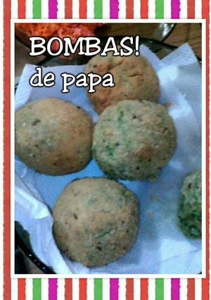 Una foto de Bombas de papa rellenas