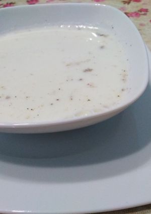 صورة لوصفة شوربة الشعيرية باللبن